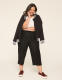 Slub Pull-On Crop Pant - thumbnail 6