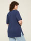 Elbow-Sleeve V-Neck Tunic Tee - thumbnail 5