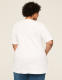 Elbow-Sleeve V-Neck Tunic Tee - thumbnail 2
