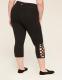 LIVI Soft Macrame-Detail 21" Capri Legging - thumbnail 6