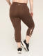 LIVI Soft Macrame-Detail 21" Capri Legging - thumbnail 10