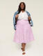 Printed Eyelet Midi Skirt - thumbnail 3
