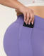 LIVI Soft Macrame-Detail 21" Capri Legging - thumbnail 4