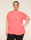 LIVI Soft Macrame-Detail Crew-Neck Tee - thumbnail 5