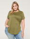 Swing Crew-Neck Textured Top - thumbnail 5