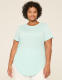 Swing Crew-Neck Textured Top - thumbnail 1