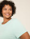Swing Crew-Neck Textured Top - thumbnail 4
