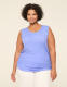 Scoop-Neck Side-Ruched Tank - thumbnail 5