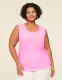 Scoop-Neck Side-Ruched Tank - thumbnail 8