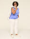 Scoop-Neck Side-Ruched Tank - thumbnail 7