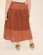 Eyelet Maxi Skirt - thumbnail 2