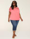 Crochet-Yoke Dolman-Sleeve Top - thumbnail 3