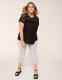 Crochet-Yoke Dolman-Sleeve Top - thumbnail 10