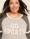 3/4-Sleeve Go Sports Graphic Tee - thumbnail 4