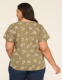 Swing Flutter-Sleeve Button-Down Blouse - thumbnail 2