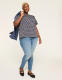 Smocked-Shoulder Crew-Neck Top - thumbnail 6