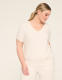 LIVI French Terry Short-Sleeve V-Neck Sweatshirt - thumbnail 8