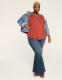 Swing 3/4-Sleeve Notch-Neck Top - thumbnail 9