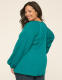 Knit & Woven Jacquard 3/4-Sleeve Top - thumbnail 9