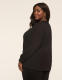 Knit & Woven Smocked V-Neck Top - thumbnail 9