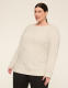 LIVI Long-Sleeve Boatneck Textured Top - thumbnail 1