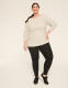 LIVI Long-Sleeve Boatneck Textured Top - thumbnail 3
