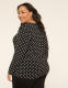 Long-Sleeve Notch-Neck Top - thumbnail 5