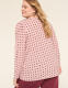 Long-Sleeve Notch-Neck Top - thumbnail 2