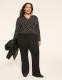Long-Sleeve Notch-Neck Top - thumbnail 6