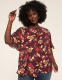 Swing Circle-Sleeve Popover Blouse - thumbnail 1