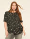 Swing Circle-Sleeve Popover Blouse - thumbnail 4