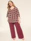 3/4-Sleeve V-Neck Tunic Top - thumbnail 3