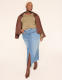 Blouson-Sleeve V-Neck Top - thumbnail 9