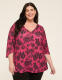 3/4-Sleeve V-Neck Tunic Top - thumbnail 4