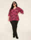 3/4-Sleeve V-Neck Tunic Top - thumbnail 6