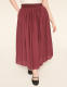 Pull-On Shirred Maxi Skirt - thumbnail 1
