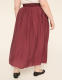 Pull-On Shirred Maxi Skirt - thumbnail 2