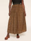 Pull-On Shirred Maxi Skirt - thumbnail 5