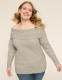 Off-The-Shoulder Sweater - thumbnail 1