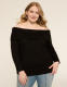 Off-The-Shoulder Sweater - thumbnail 4