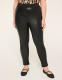 Faux-Leather & Ponte Pull-On High-Rise Legging - thumbnail 1