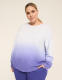 LIVI French Terry Ombre Crew-Neck Sweatshirt - thumbnail 1