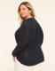 Pointelle Crew-Neck Pullover Sweater - thumbnail 2