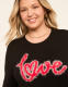Textured Love Midi Sweater Dress - thumbnail 3