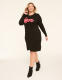 Textured Love Midi Sweater Dress - thumbnail 1