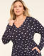 Long-Sleeve Wide Leg Jersey Jumpsuit - thumbnail 3