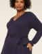 Long-Sleeve Wide Leg Ribbed Jumpsuit - thumbnail 3