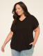 EveryWear Brushed V-Neck Tee - thumbnail 4