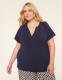 Short-Sleeve Notch-Neck Journey Tee - thumbnail 1