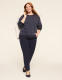 LIVI French Terry Long-Sleeve Boatneck Top - thumbnail 6